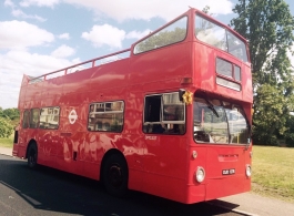 Open Top Bus For Weddings In London